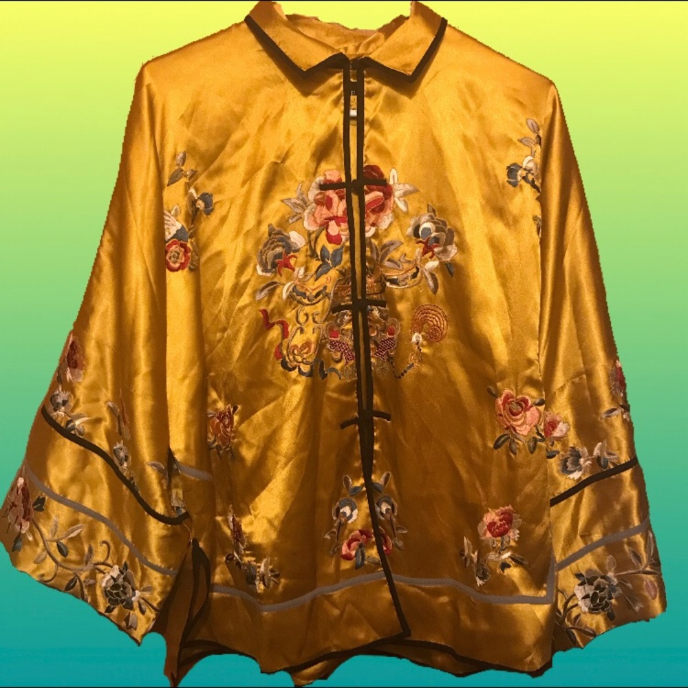 Floral Style Button Down Shirt